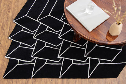 Block Formation Handmade Rug