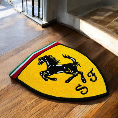 Ferrari Logo Rug