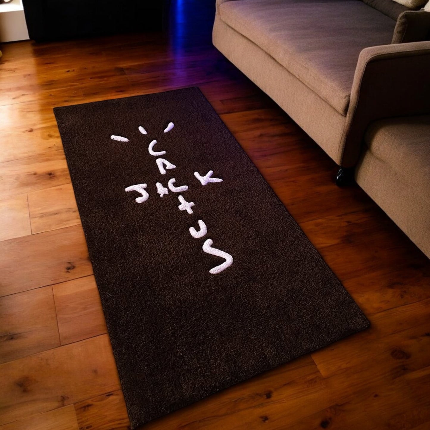 Travis Scott Brown Runner Rug