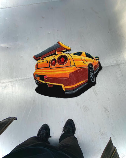 Nissan Skyline GTR Inspired Rug