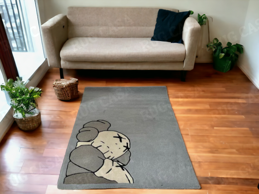 KAWS Gray Area Handmade Rug