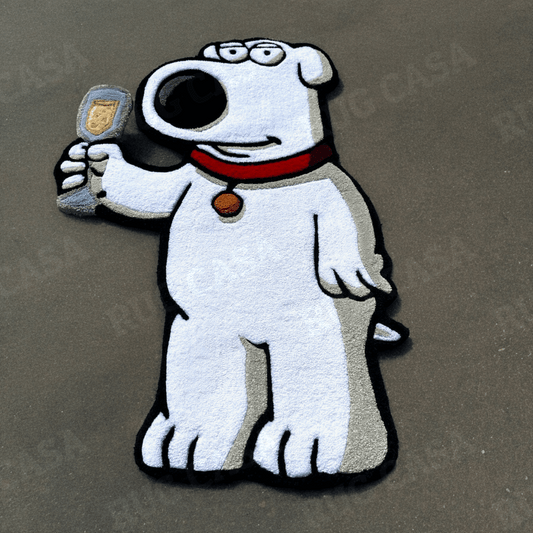 Family Guy Brian Dog Handmade Rug