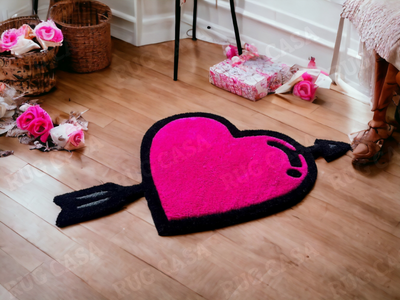 Heart Shape Love Rug