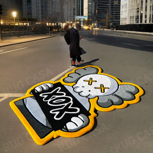 KAWS XoX Handmade Rug