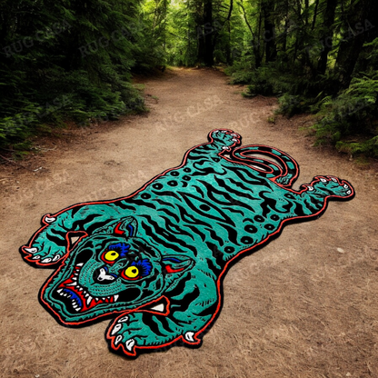 Tiger Blue Handmade Rug