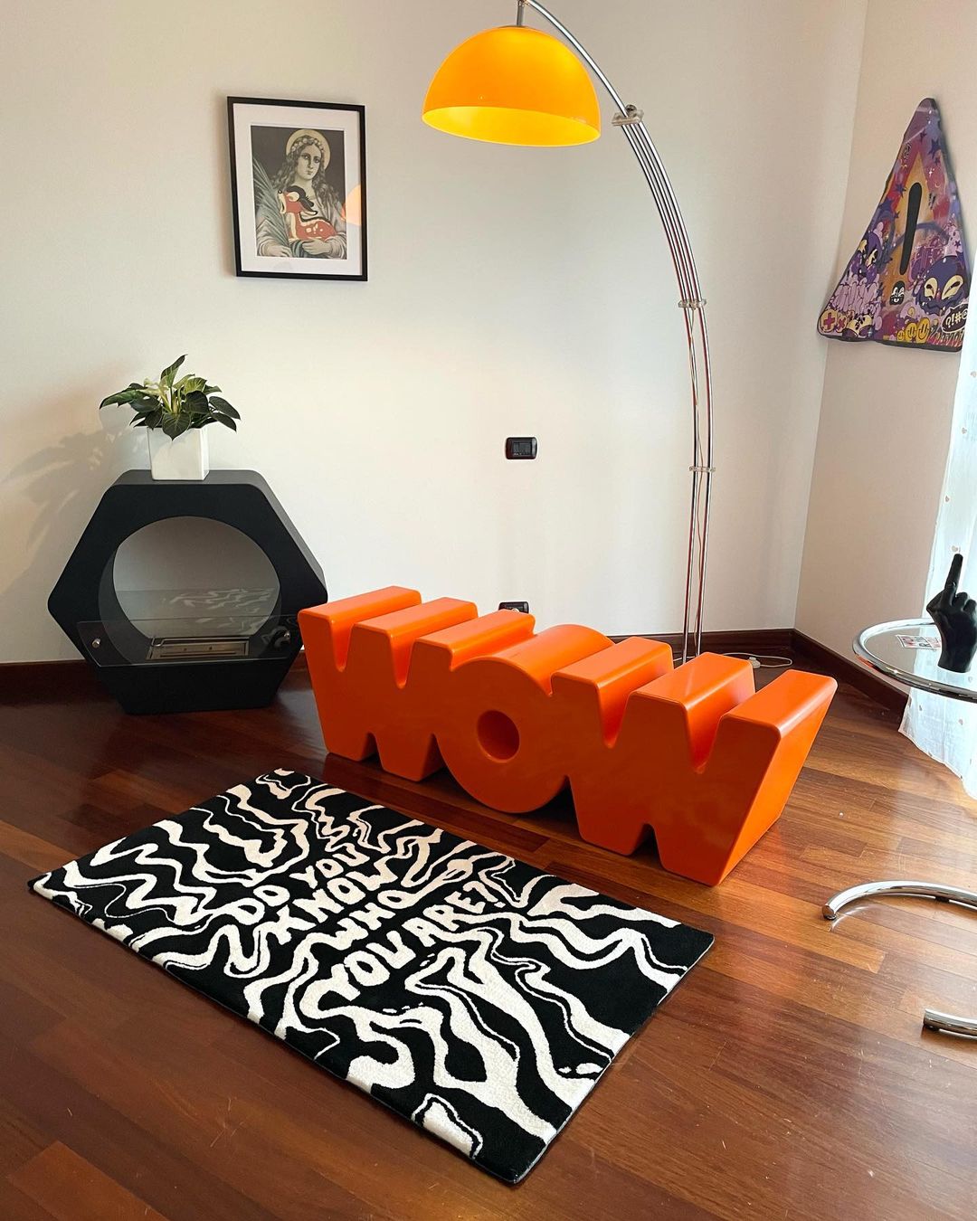 "Do You Know Who You Are" Handmade Area Rug