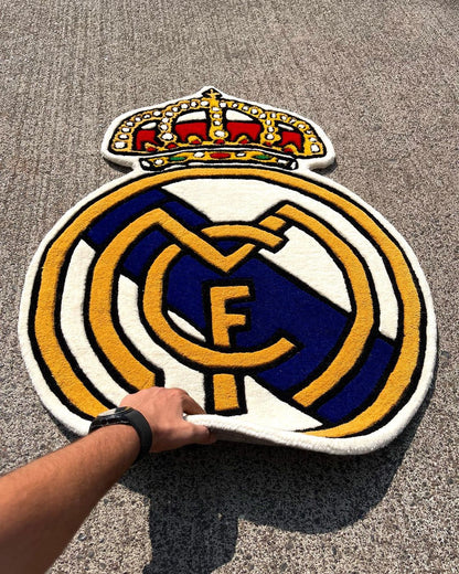Real Madrid Football Club Logo Rug