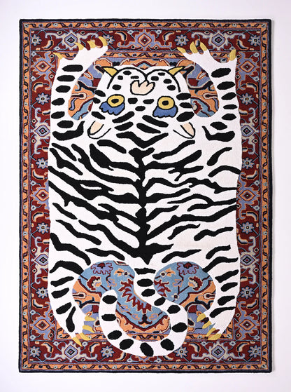 Persian x Tiger Handmade Area Rug