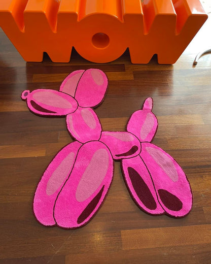Balloon Dog Handmade Rug