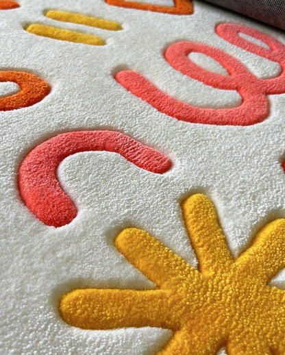 Modern Scribble Area Rug