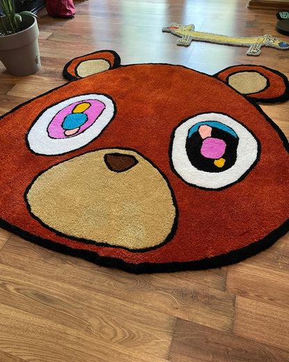 Graduation Bear Kanye West Handmade Rug