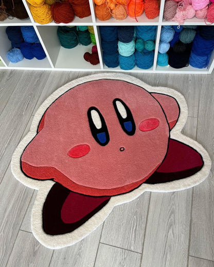 Kirby Nintendo Handmade Rug