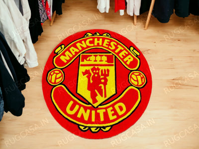 Manchester United Football Club Logo Rug
