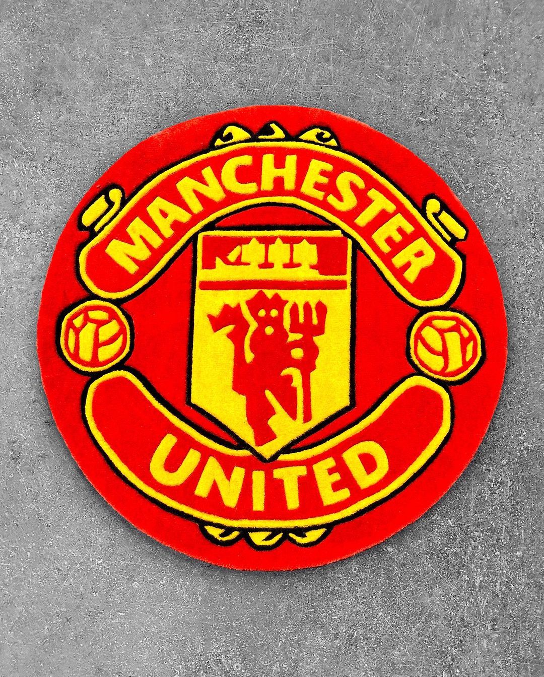 Manchester United Football Club Logo Rug