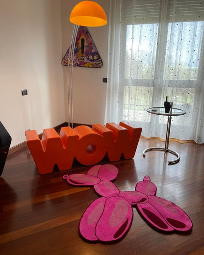 Balloon Dog Handmade Rug