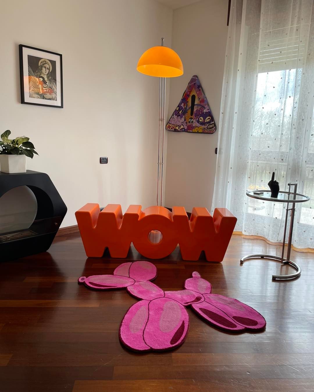 Balloon Dog Handmade Rug