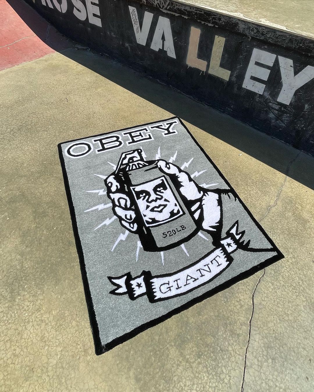 Obey Theme Handmade Area Rug