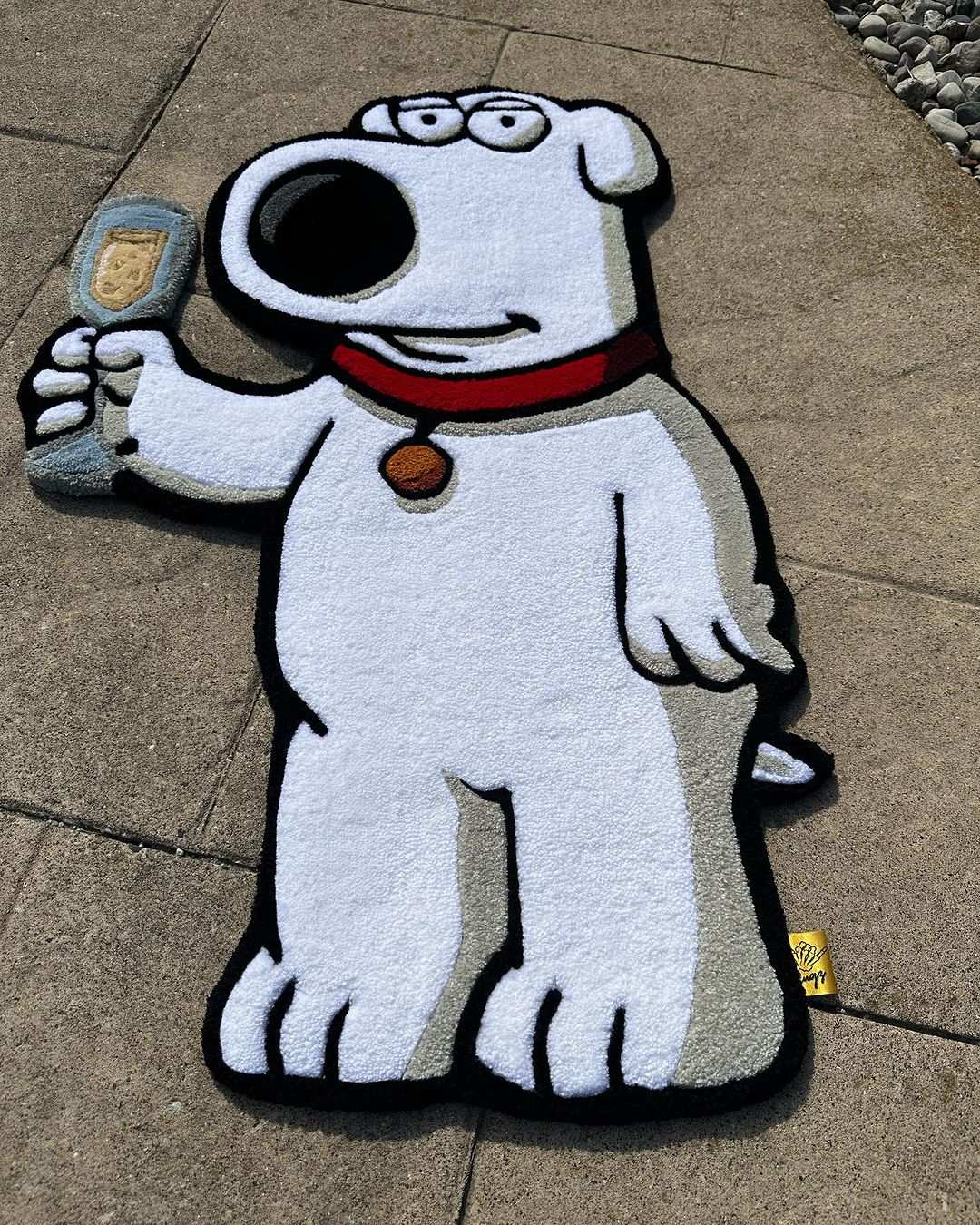 Family Guy Brian Dog Handmade Rug