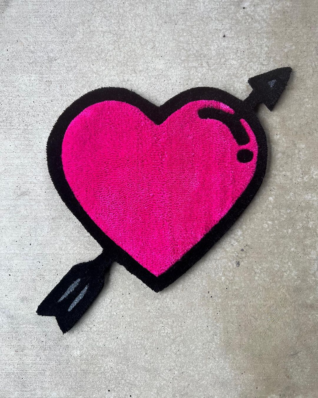 Heart Shape Love Rug