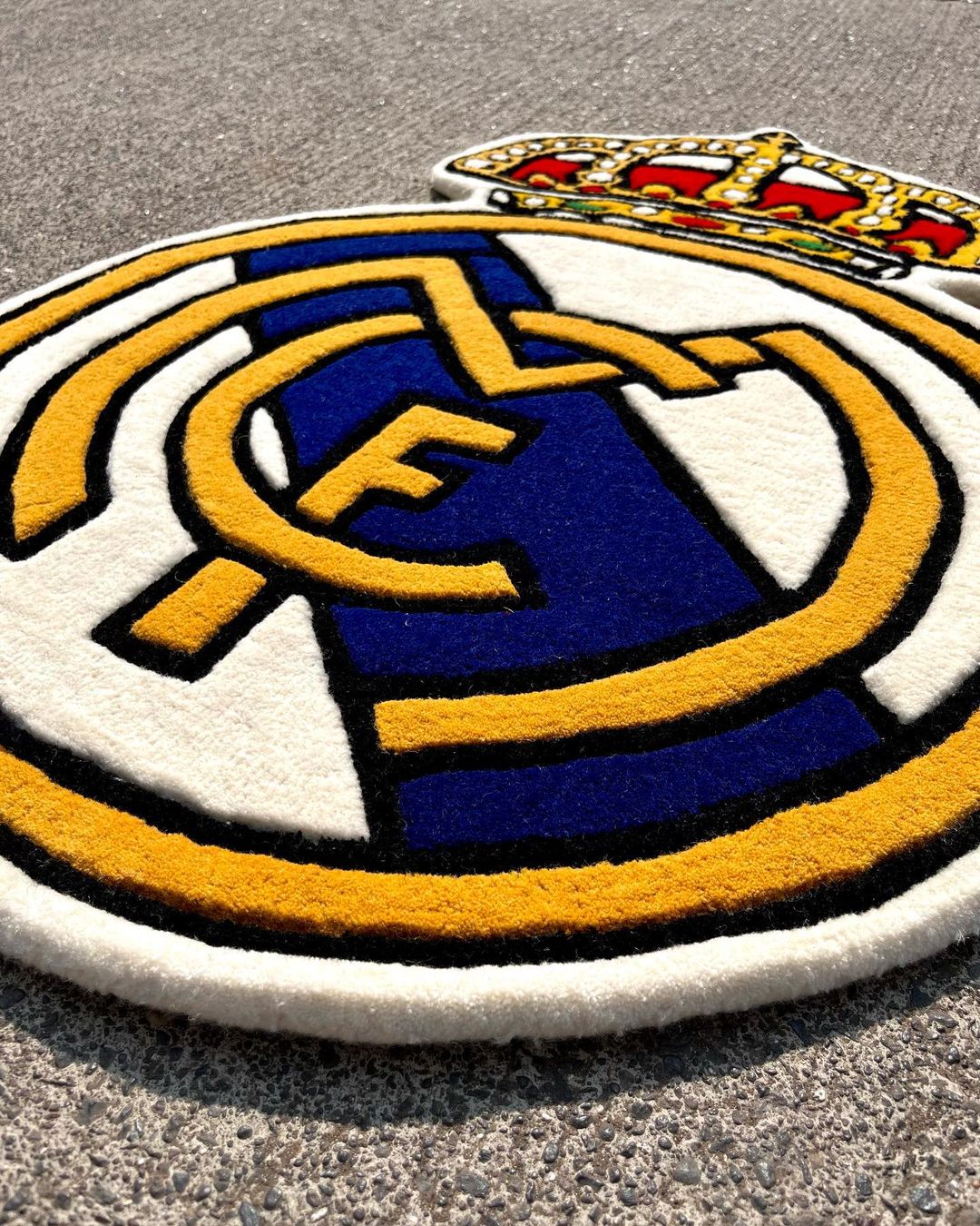 Real Madrid Football Club Logo Rug