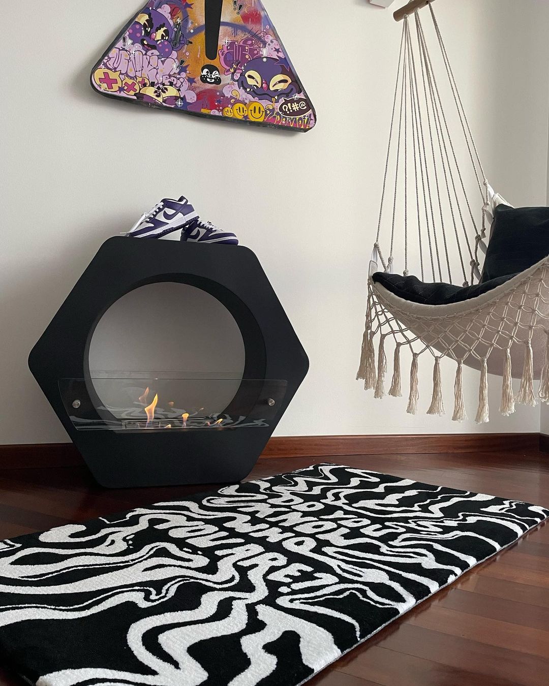 "Do You Know Who You Are" Handmade Area Rug