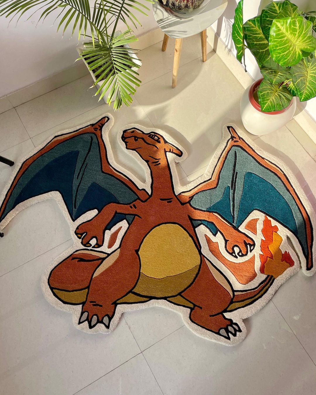 Charizard Dragon Pokemon Rug