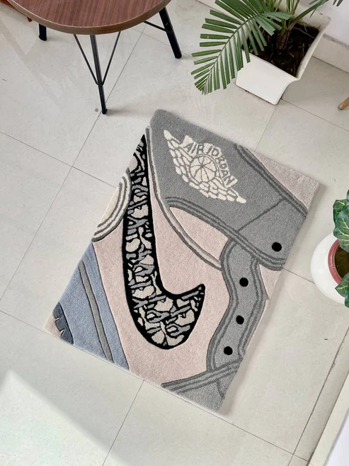 Air Jordan 1 x Dior Inspired Handmade Rug