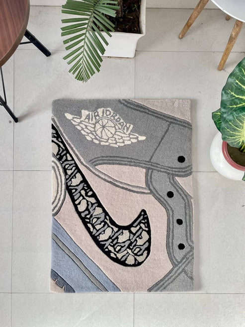 Air Jordan 1 x Dior Inspired Handmade Rug
