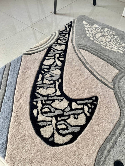 Air Jordan 1 x Dior Inspired Handmade Rug