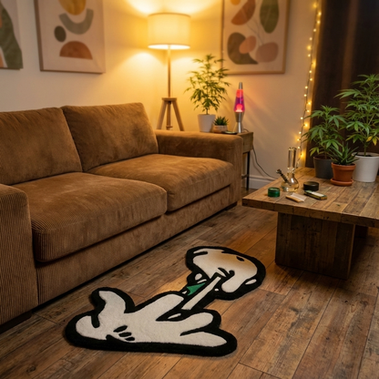 Rolling Weed Handmade Rug