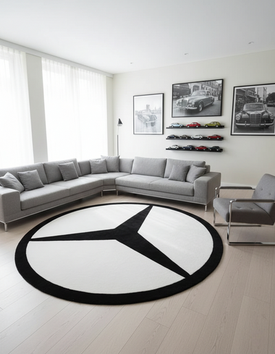 Mercedes-Benz Logo Rug