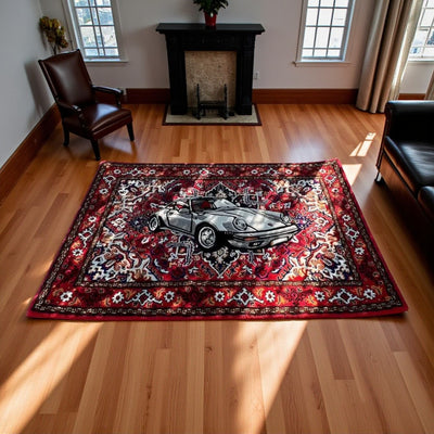 Persian Car Handmade Wool Rug